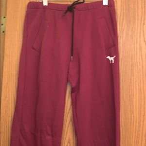 VS PINK Maroon Boyfriend Pant